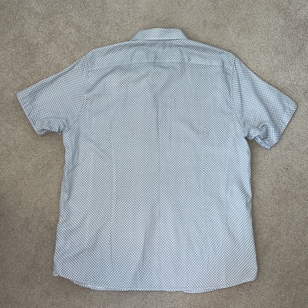 Ted Baker London Mens Short Sleeved Button Down Shirt Size 6 - Picture 2 of 11